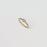 Anillo Corazon Circonias T 5.5