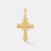 D Cruz Sagrada Circonias Cristal