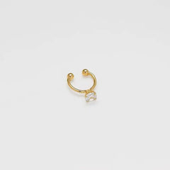 A Pearcing fake 1.4cm CRISTAL