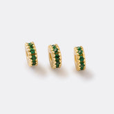 H Rondel circonias 5mm x 3U VERDE