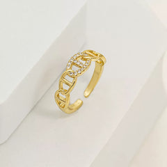 Anillo Crystal G Ajustable