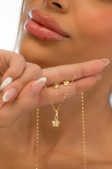 C Conjunto Golden Flower