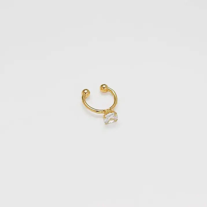 A Pearcing fake 1.4cm CRISTAL